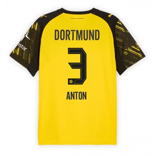 Dres Borussia Dortmund Waldemar Anton #3 Domáci 2025-26 Krátky Rukáv